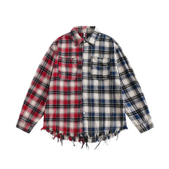 Weave Check-Pattern Shirt