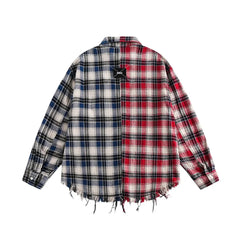 Weave Check-Pattern Shirt