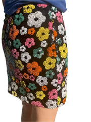 Boho Flower Mini Skirt