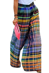 Colorful Checker board Pant