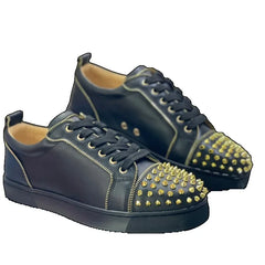 Unisex Spiked Leather Sneakers