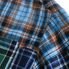 Vintage Plaid Shirts Men